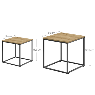 Stoliki kawowe ARTISAN wymiary techniczne